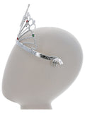 Fan Design Tiara, Silver Dress Loud