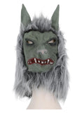 Werewolf Latex Mask, Grey Dress Loud