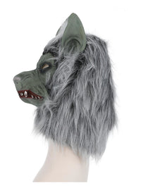 Werewolf Latex Mask, Grey Dress Loud