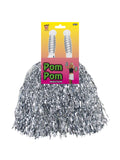 Pom Poms Metallic, Silver Dress Loud