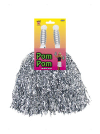 Pom Poms Metallic, Silver Dress Loud