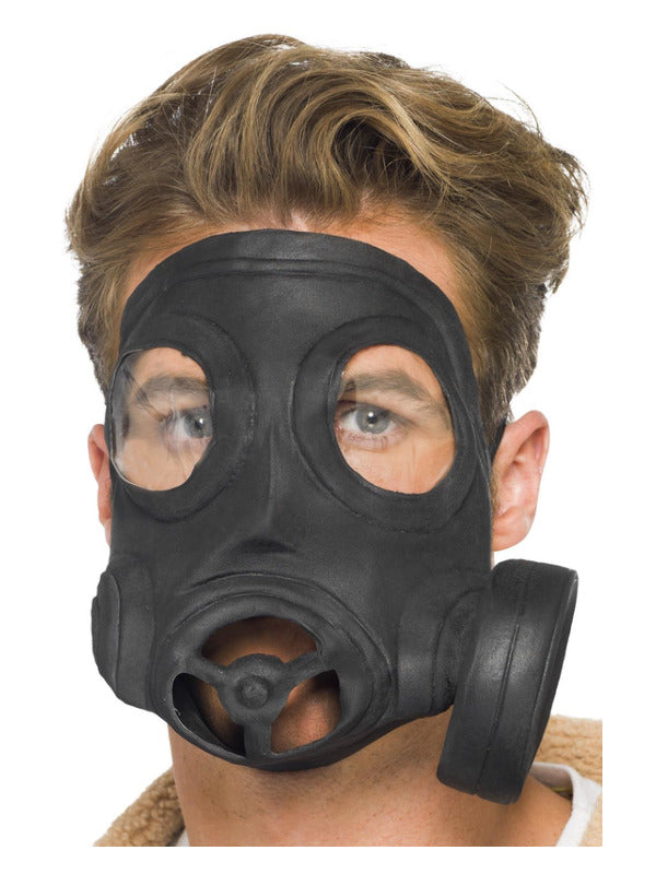 Gas Mask, Latex, Black Dress Loud