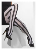 Opaque Tights, Black & White Dress Loud