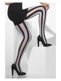 Opaque Tights, Black & White Dress Loud