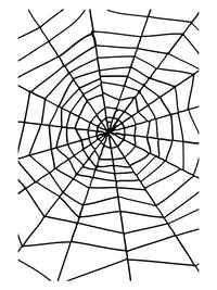 Spider & Spiders Web, Black