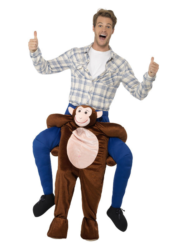 Piggyback Monkey Costume, Brown Dress Loud