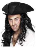 Pirate Tricorn Hat, Black Dress Loud