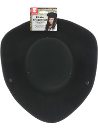 Pirate Tricorn Hat, Black Dress Loud
