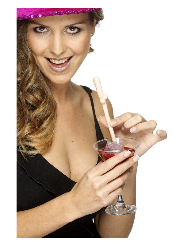 Dicky Sipping Reusable Straws, Pink Dress Loud