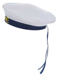 Marine Sailors Hat, White Dress Loud