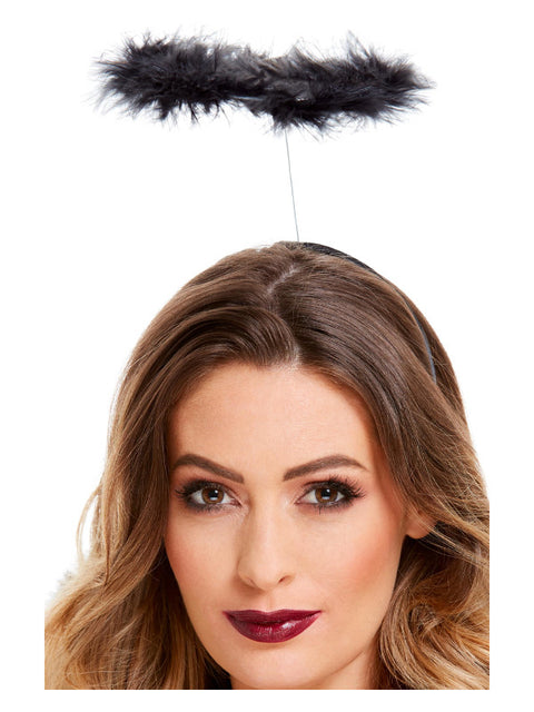 Marabou Angels Halo, Black Dress Loud