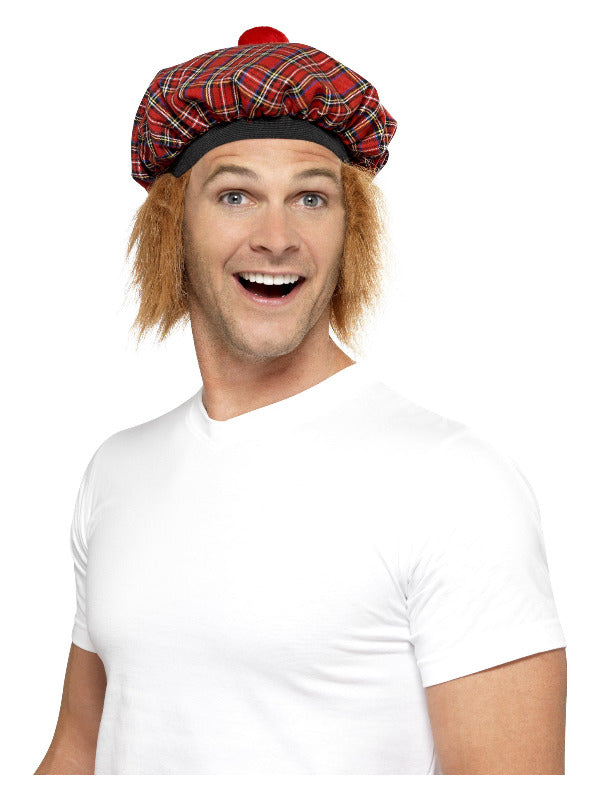 Tam-O-Shanter Tartan Hat, Red Dress Loud