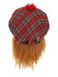 Tam-O-Shanter Tartan Hat, Red Dress Loud