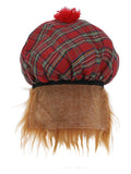 Tam-O-Shanter Tartan Hat, Red Dress Loud