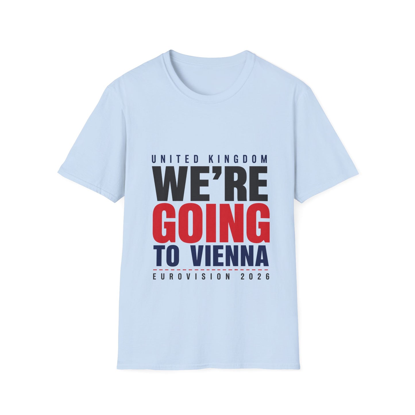 We're Going to Vienna T-Shirt — United Kingdom Eurovision 2026 Fan Tee