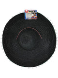 Sombrero Straw Hat, Black Dress Loud
