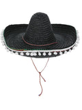 Sombrero Straw Hat, Black Dress Loud