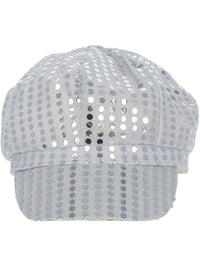 Disco Sequin Hat, Silver Dress Loud