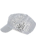 Disco Sequin Hat, Silver Dress Loud