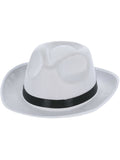 Gangster Hat, White Dress Loud