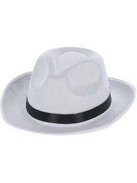 Gangster Hat, White Dress Loud