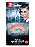 Smiffys Make-Up FX, Horror Vampire Teeth, White Dress Loud