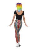 Neon Leopard Print Leggings, Multi-Coloured Dress Loud