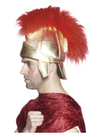 Roman Soldiers Helmet, Gold Dress Loud