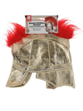 Roman Soldiers Helmet, Gold Dress Loud