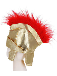 Roman Soldiers Helmet, Gold Dress Loud
