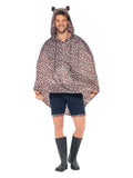 Leopard Party Poncho, Leopard Print Dress Loud