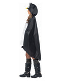 Penguin Party Poncho, Black & White Dress Loud