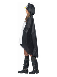 Penguin Party Poncho, Black & White Dress Loud