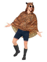 Tiger Party Poncho, Tiger Print Dress Loud