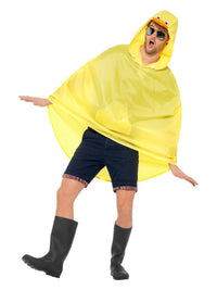 Duck Party Poncho, Yellow Dress Loud