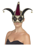 Gothic Venetian Harlequin Eyemask, Multi-Coloured Dress Loud