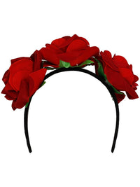 Day of the Dead Headband, Red Dress Loud