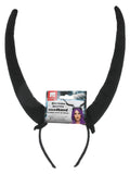 Demon Horns Headband, Black Dress Loud