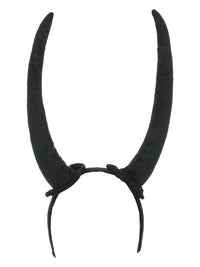 Demon Horns Headband, Black Dress Loud