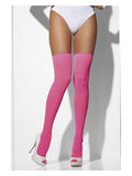 Opaque Hold-Ups, Neon Pink Dress Loud