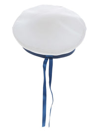 Sailor Hat, White Dress Loud