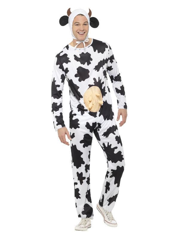 Cow Costume, Black & White Dress Loud