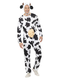 Cow Costume, Black & White Dress Loud