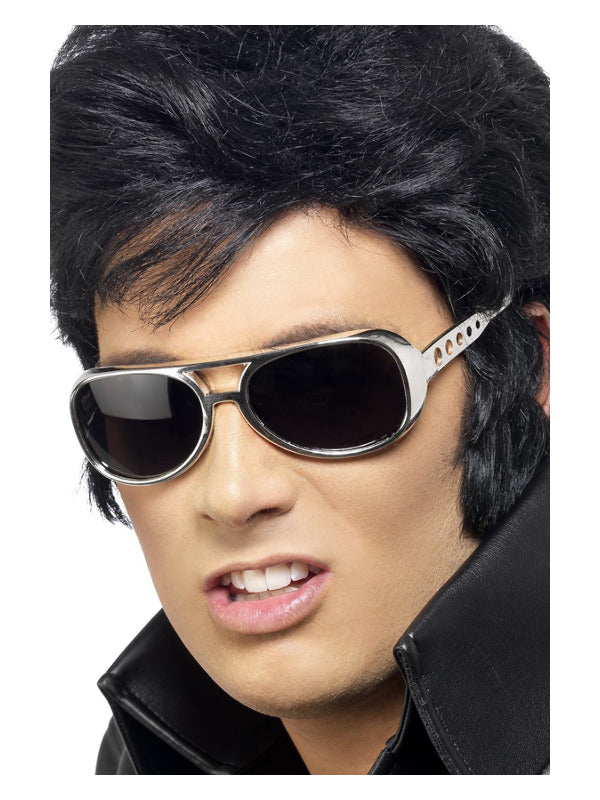 Elvis Shades, Silver Dress Loud