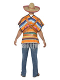 Tequila Shooter Guy Costume, Orange & Green Dress Loud