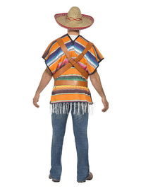 Tequila Shooter Guy Costume, Orange & Green Dress Loud
