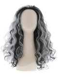Renaissance Vamp Wig, Black & White Dress Loud