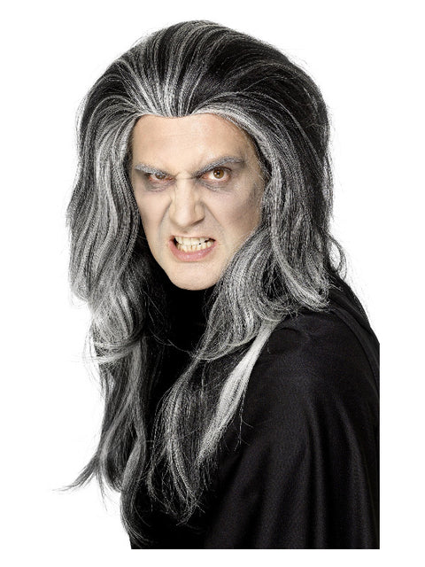 Gothic Vampire Wig, Black Dress Loud