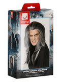 Gothic Vampire Wig, Black Dress Loud