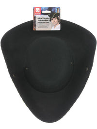 Dick Turpin Tricorn Hat, Black Dress Loud